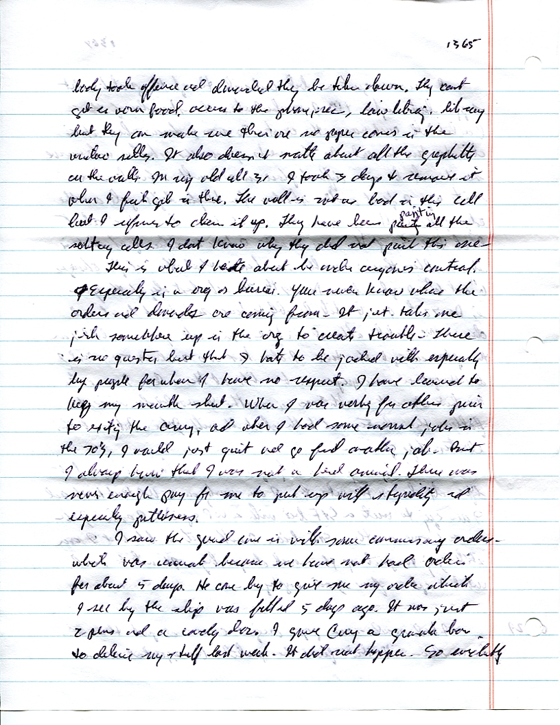 Dr John WorldPeace 2008 Prison Journal